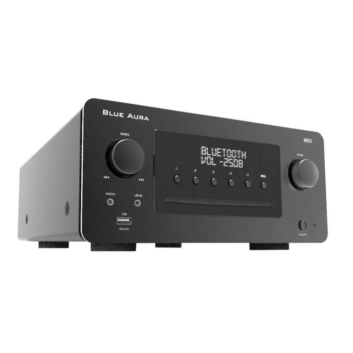 Blue Aura 'Blue 1' Midi Compact Audio System DAB+/CD/FM Radio/Bluetooth/USB Files