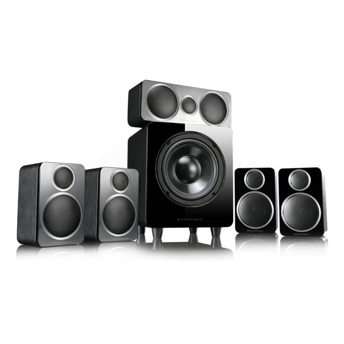 Wharfedale DX-2 HCP Compact True 5.1 Home Cinema System with Subwoofer